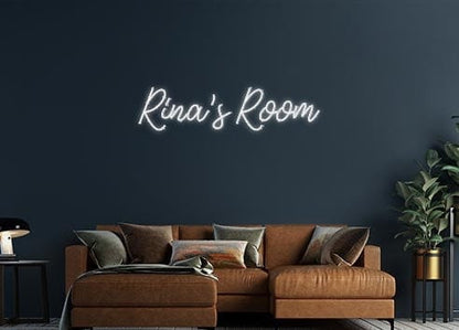 Design Your Own Sign Rina’s Room
