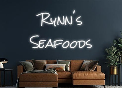 Design Your Own Sign Rynn's 
Seaf...