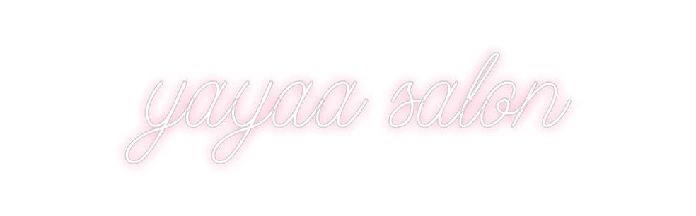 Design Your Own Sign yayaa salon