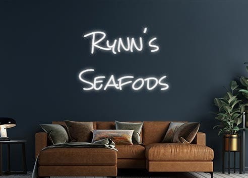 Design Your Own Sign Rynn's 
Seaf...