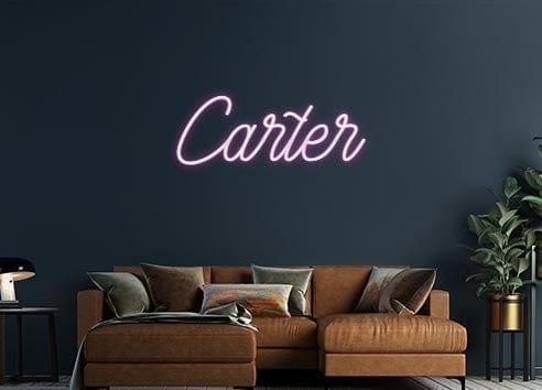 Design Your Own Sign Carter