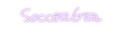 Design Your Own Sign Soccer Girl
