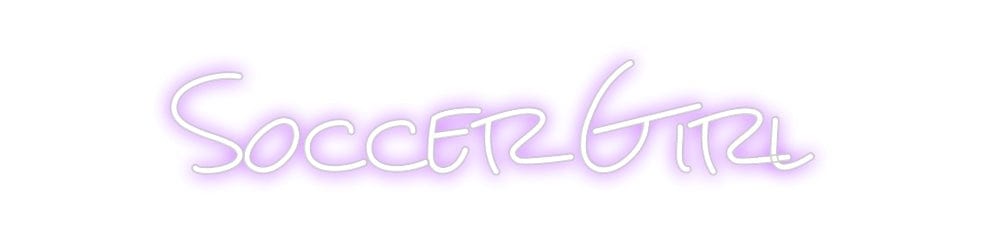 Design Your Own Sign Soccer Girl