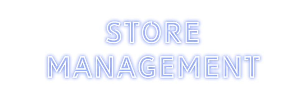 Design Your Own Sign STORE
MANAGE...