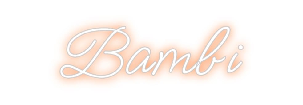 Design Your Own Sign Bambi