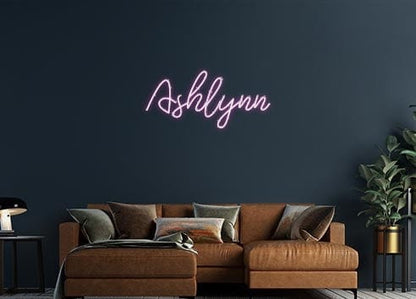 Design Your Own Sign Ashlynn