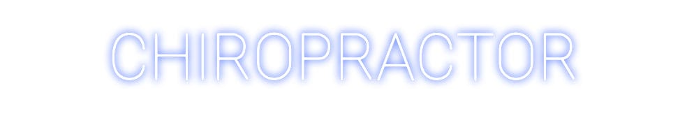 Design Your Own Sign CHIROPRACTOR