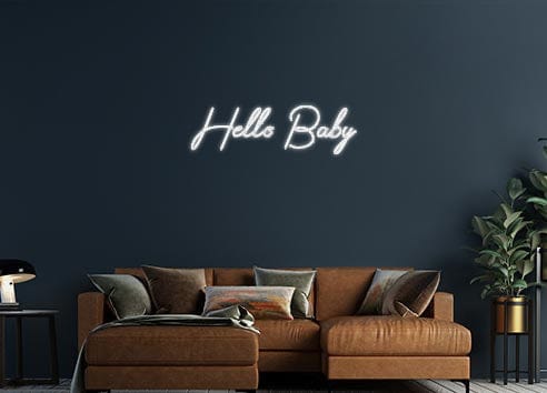Design Your Own Sign Hello Baby