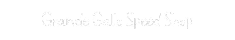 Design Your Own Sign Grande Gallo ...