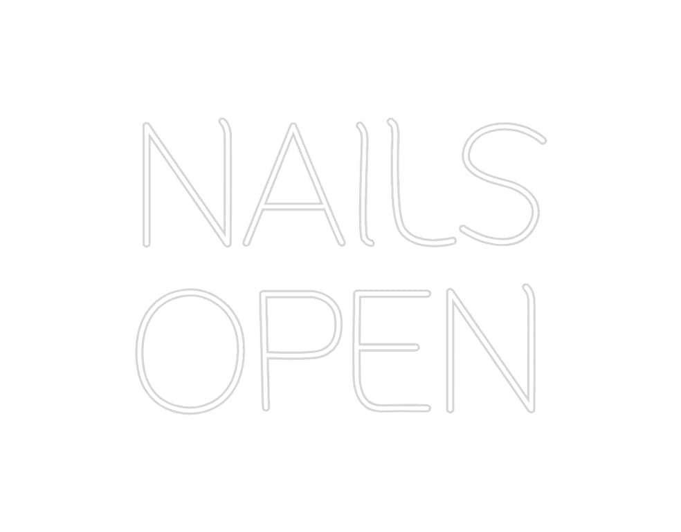Design Your Own Sign NAILS
OPEN