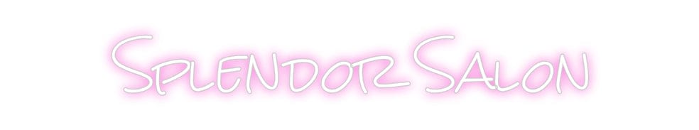 Design Your Own Sign Splendor Salon