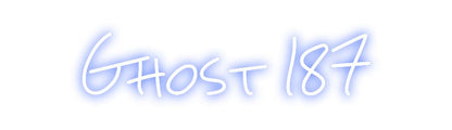 Design Your Own Sign Ghost 187