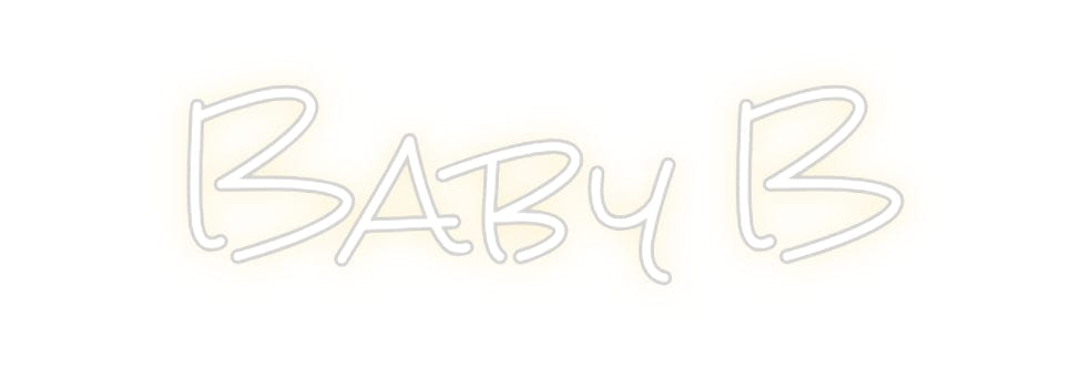 Design Your Own Sign Baby B