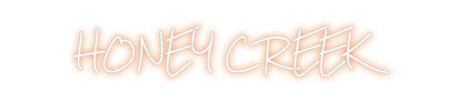 Design Your Own Sign HONEY CREEK