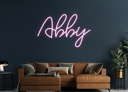 Design Your Own Sign Abby