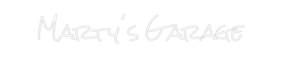 Design Your Own Sign Marty's Garage