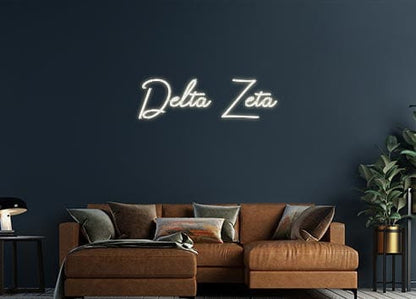 Design Your Own Sign Delta Zeta