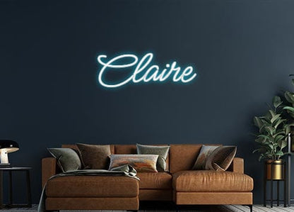 Design Your Own Sign Claire