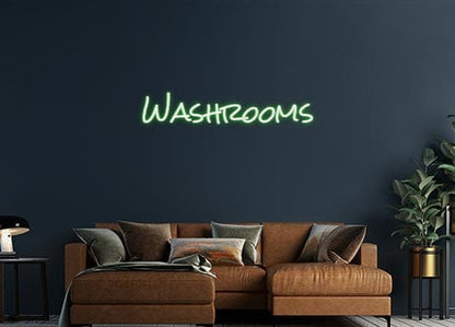 Design Your Own Sign Washrooms