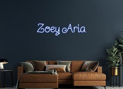 Design Your Own Sign Zoey Aria