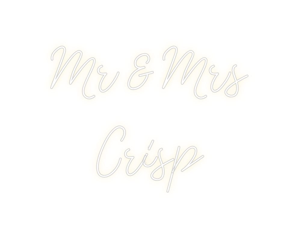 Design Your Own Sign Mr & Mrs 
Cr...
