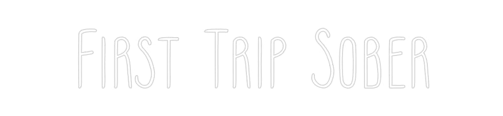 Design Your Own Sign First Trip So...