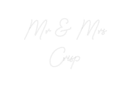 Design Your Own Sign Mr & Mrs 
Cr...