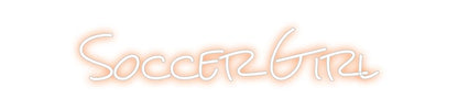 Design Your Own Sign Soccer Girl