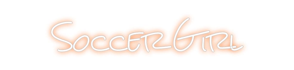 Design Your Own Sign Soccer Girl