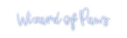Design Your Own Sign Wizard of Paws