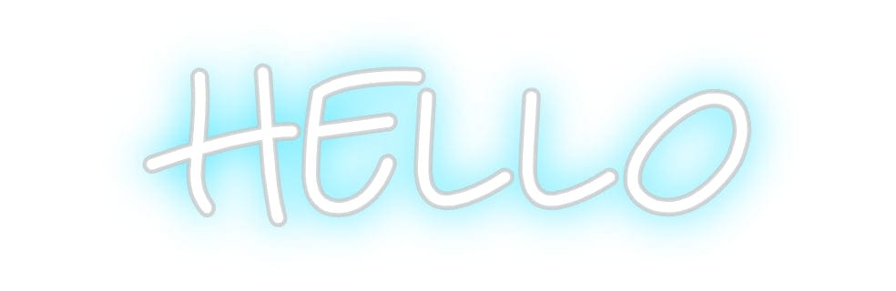 Design Your Own Sign hello