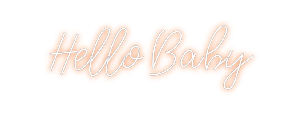 Design Your Own Sign Hello Baby