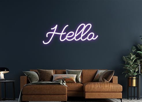 Design Your Own Sign Hello