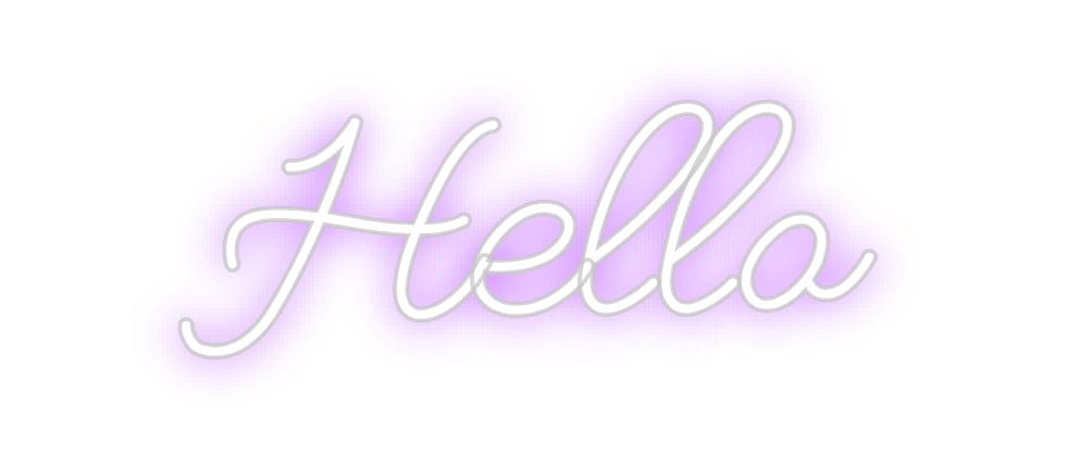 Design Your Own Sign Hello