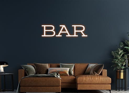 Design Your Own Sign BAR