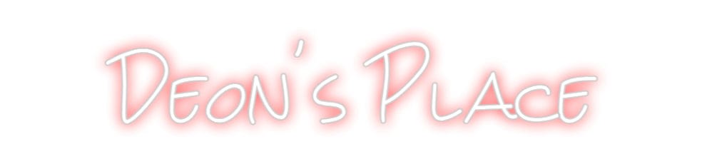 Design Your Own Sign Deon's Place