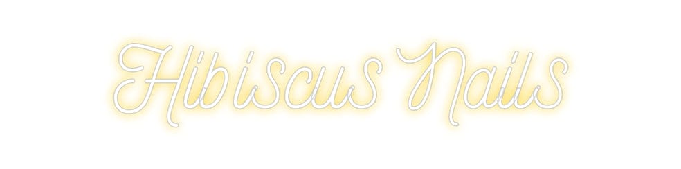 Design Your Own Sign Hibiscus Nails