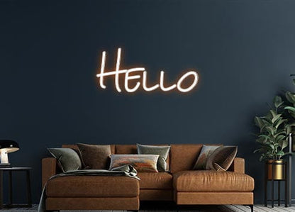 Design Your Own Sign Hello