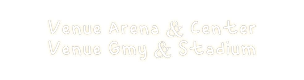 Design Your Own Sign Venue Arena &...