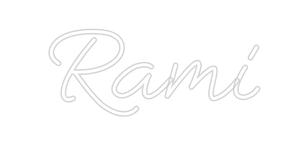 Design Your Own Sign Rami