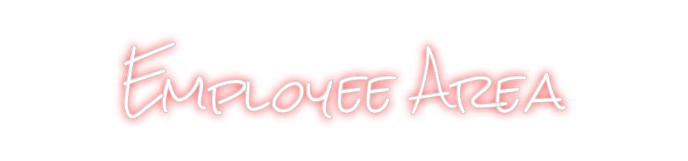 Design Your Own Sign Employee Area