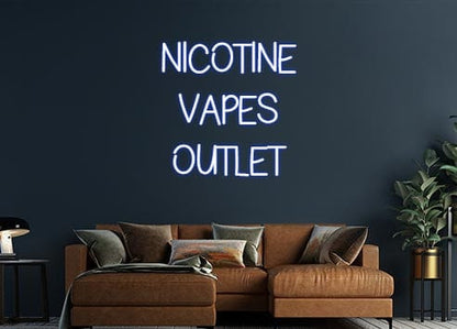 Design Your Own Sign NICOTINE
VAP...