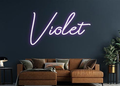 Design Your Own Sign Violet