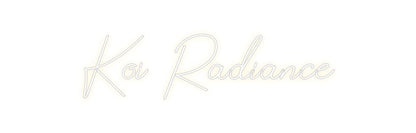 Design Your Own Sign Koí Radiance