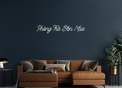 Design Your Own Sign Phòng Trà Bốn...