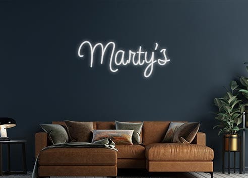 Design Your Own Sign Marty's