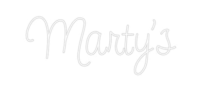 Design Your Own Sign Marty's