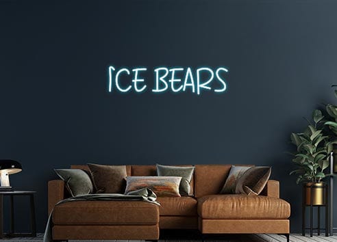 Design Your Own Sign ICE BEARS