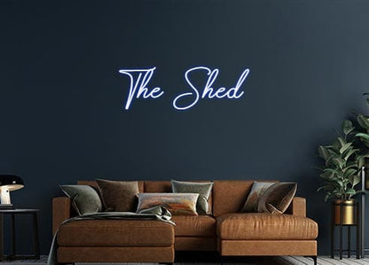 Design Your Own Sign The Shed
