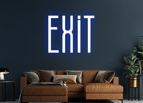 Design Your Own Sign EXIT